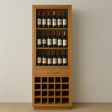 Tall Wine Cabinet Showcase and Store Beautifully