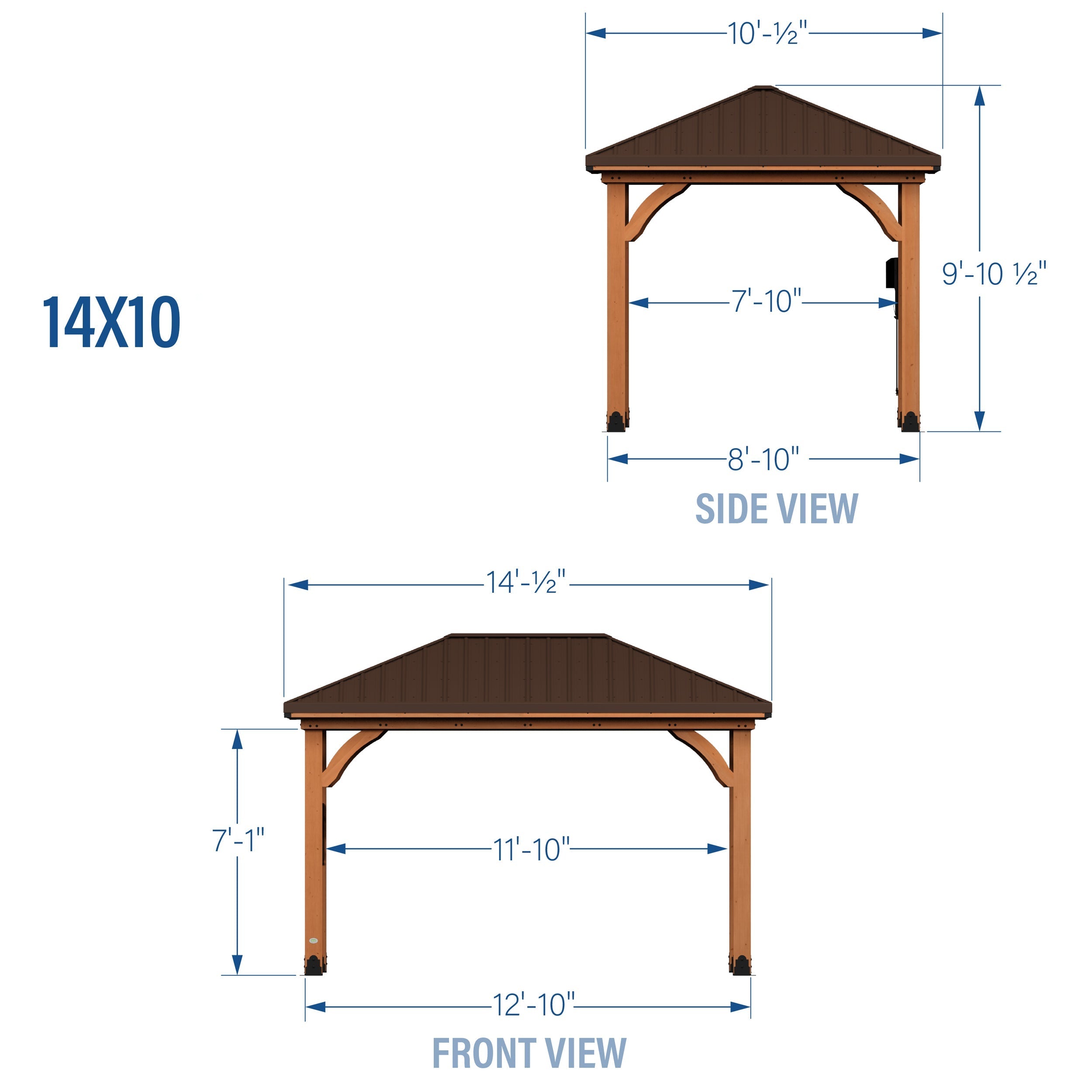 14x10 Barrington Gazebo