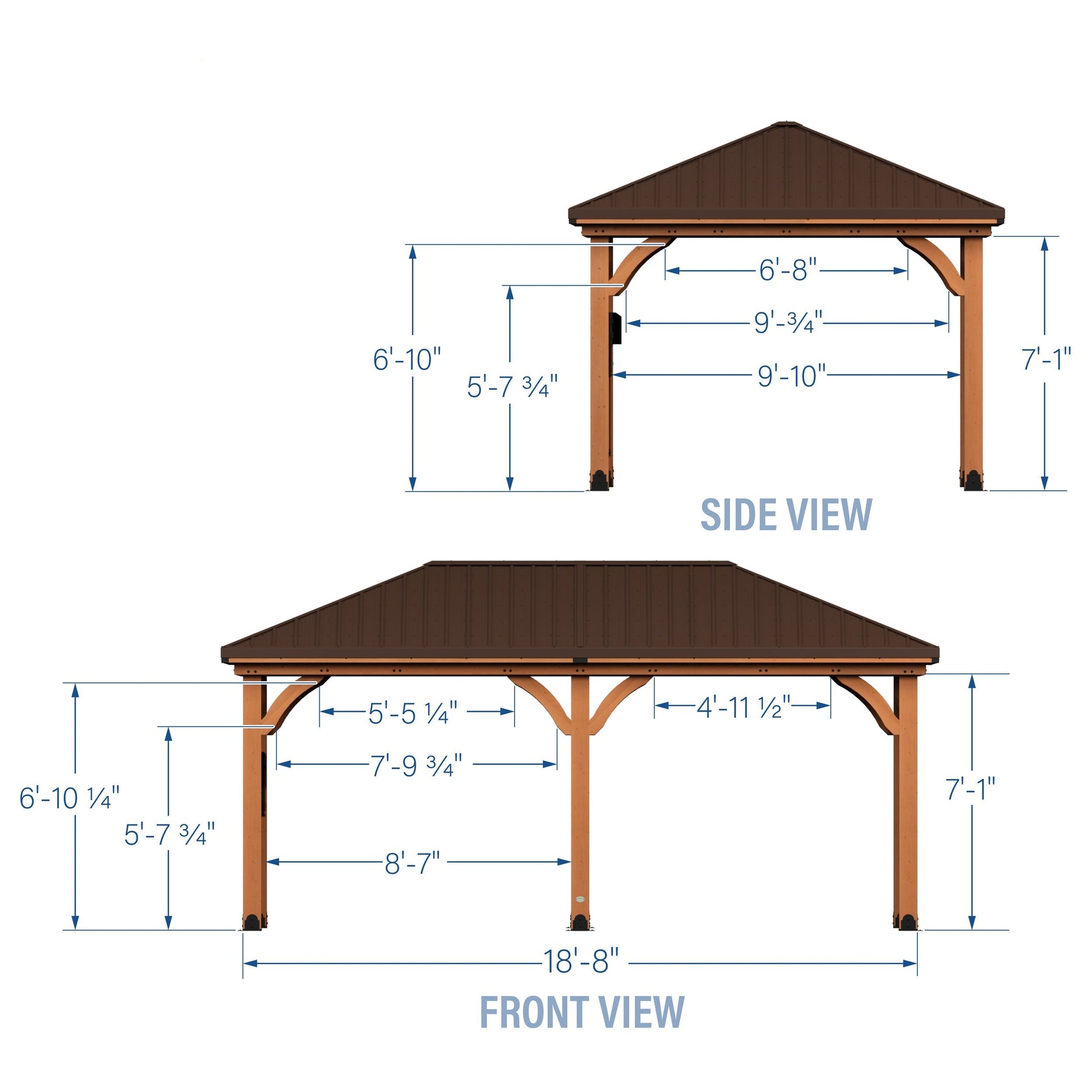 20x12 Barrington Gazebo/Carport