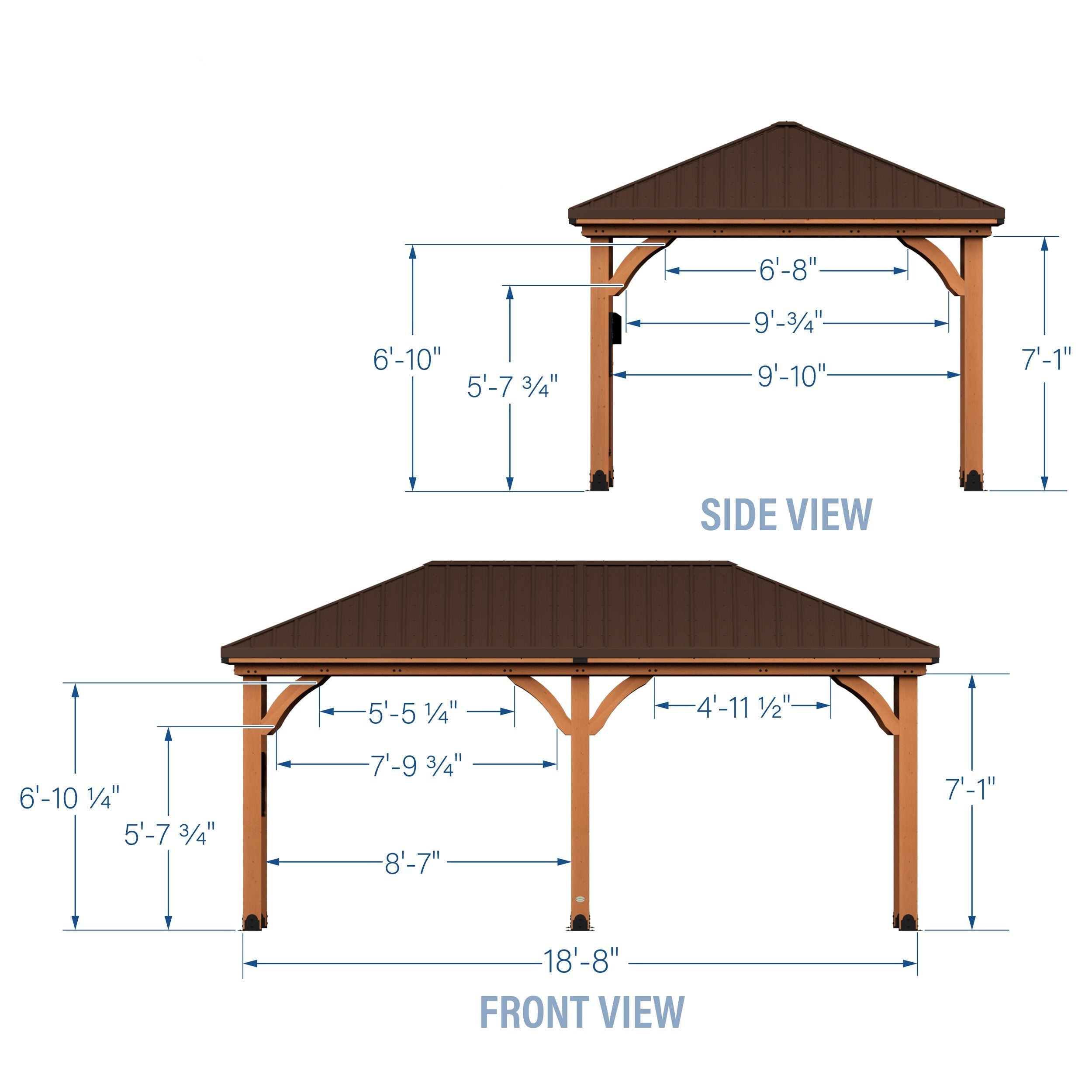 20x12 Barrington Gazebo/Carport