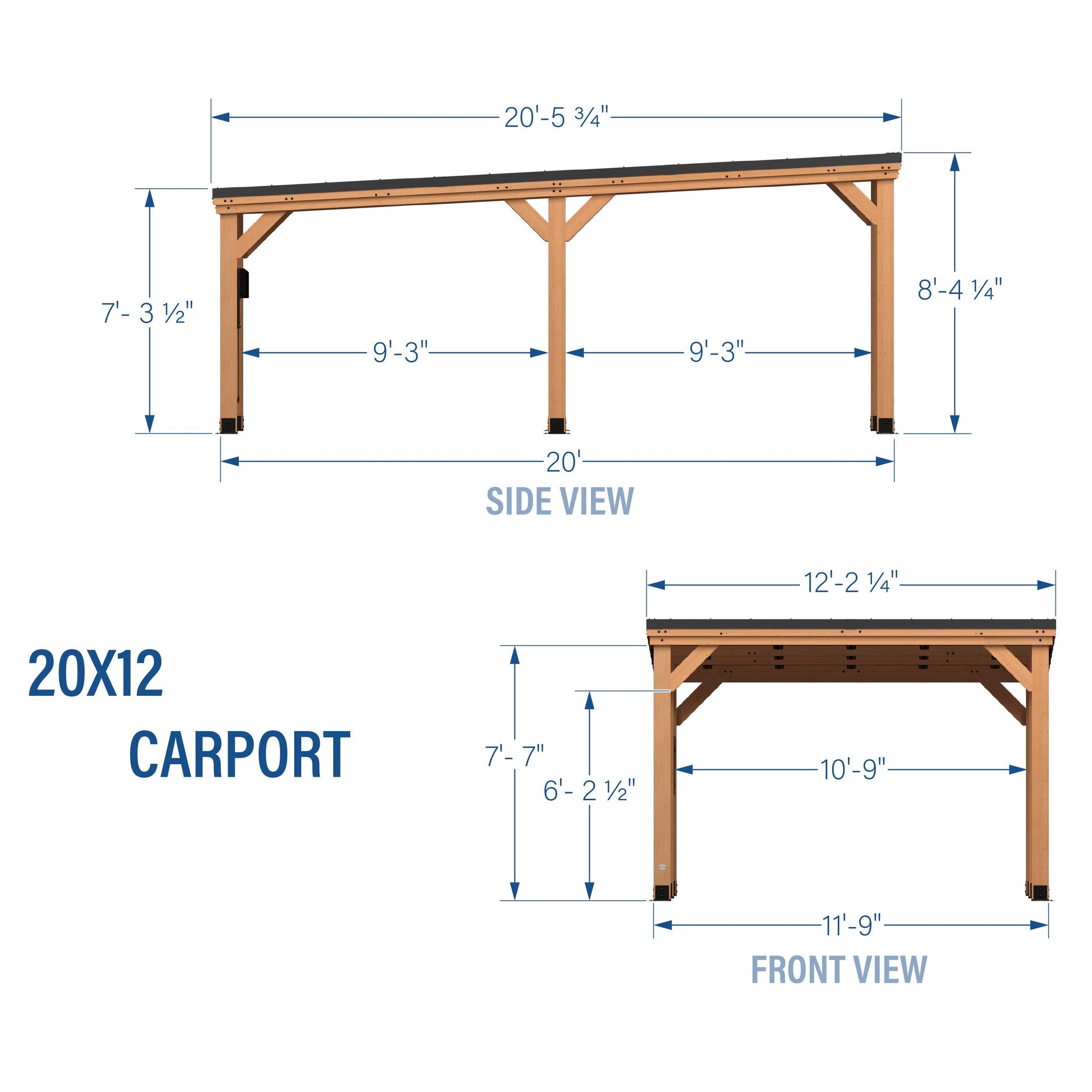 20x12 Kingsport Carport