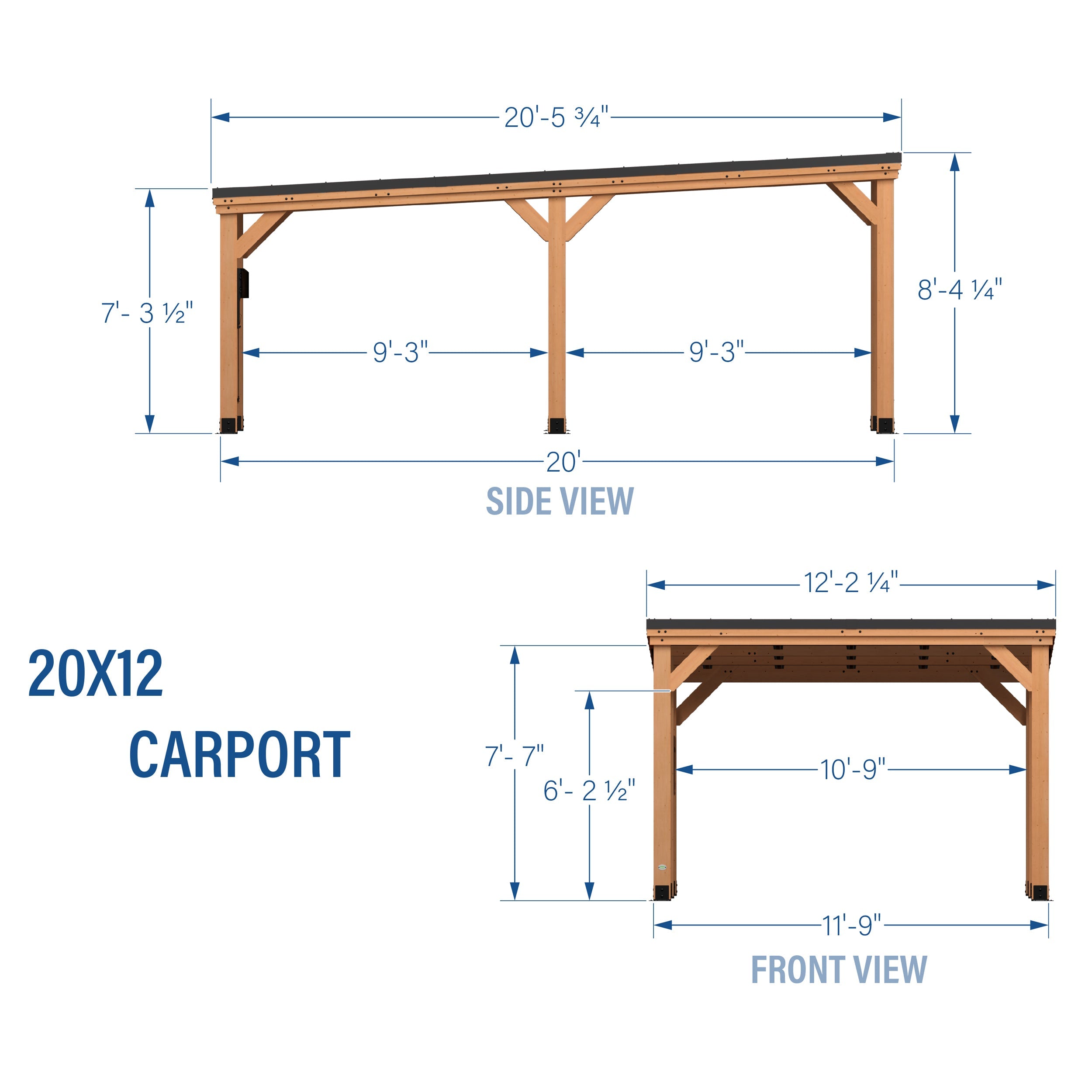 20x12 Kingsport Carport