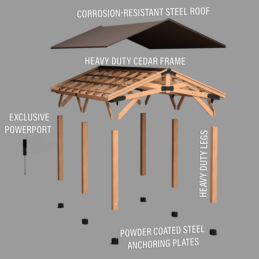 20x12 Norwood Carport/Gazebo