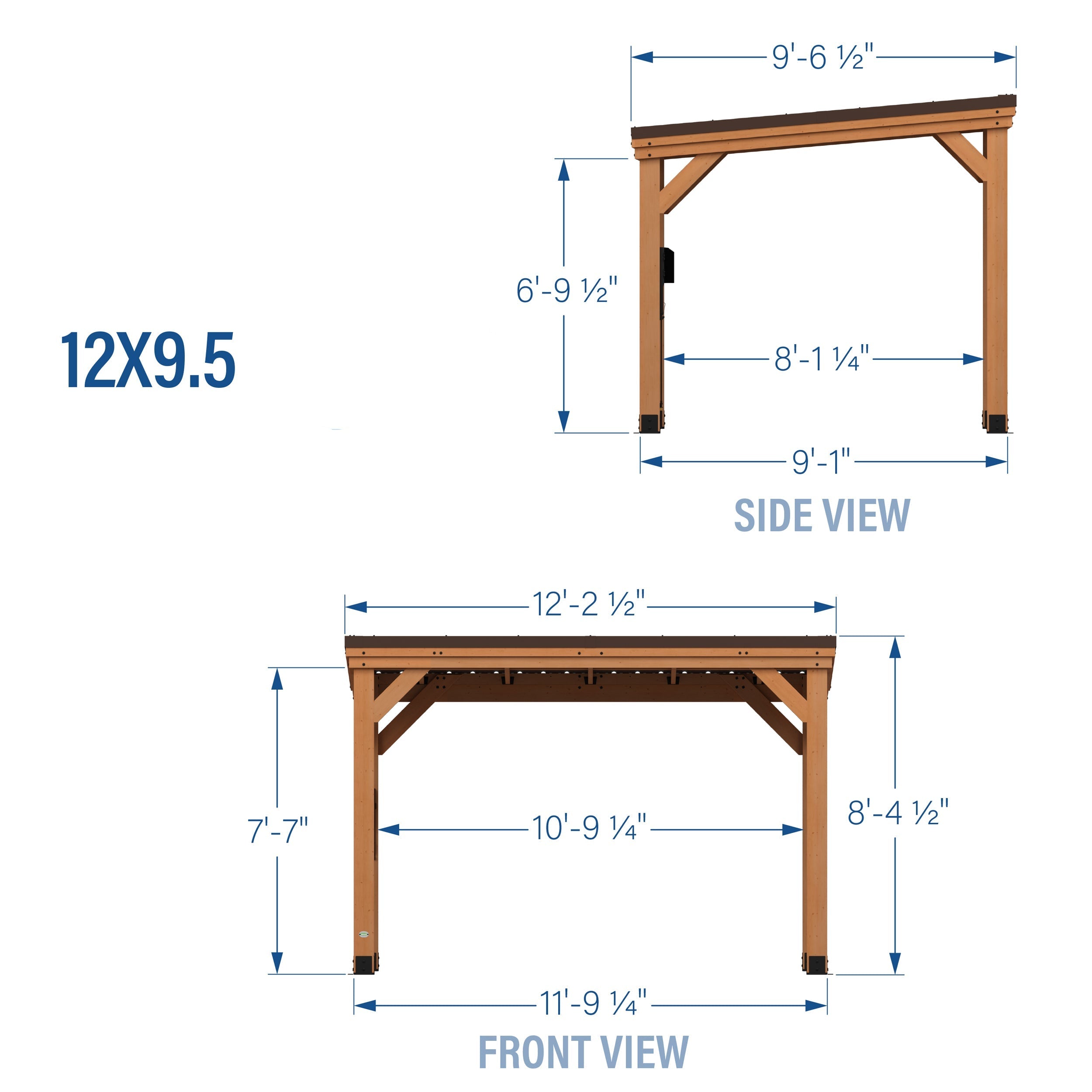 12x9.5 Arcadia Gazebo