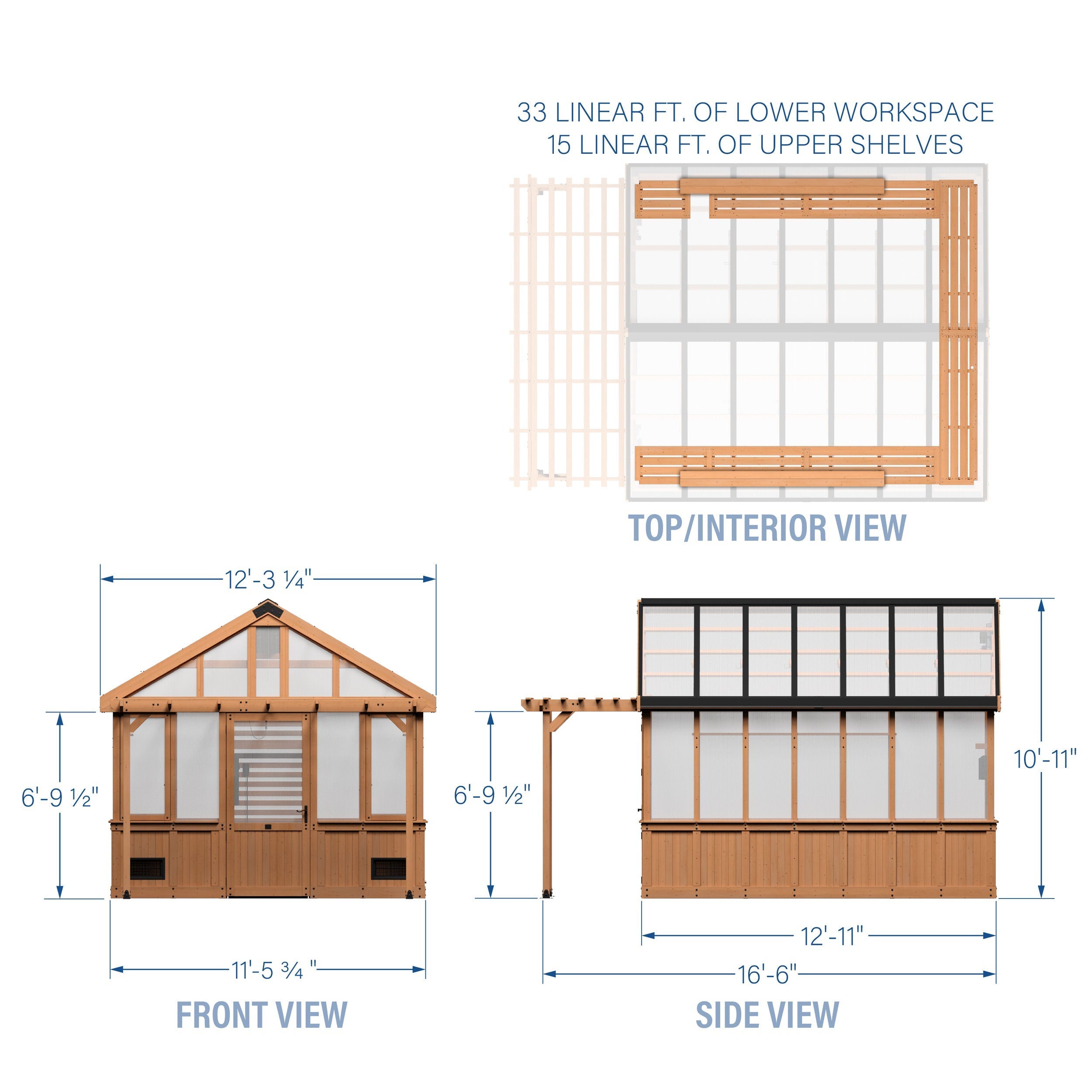 13x11 Bellerose XL Greenhouse