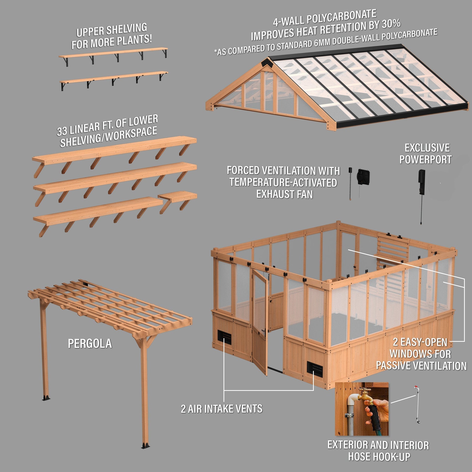 13x11 Bellerose XL Greenhouse
