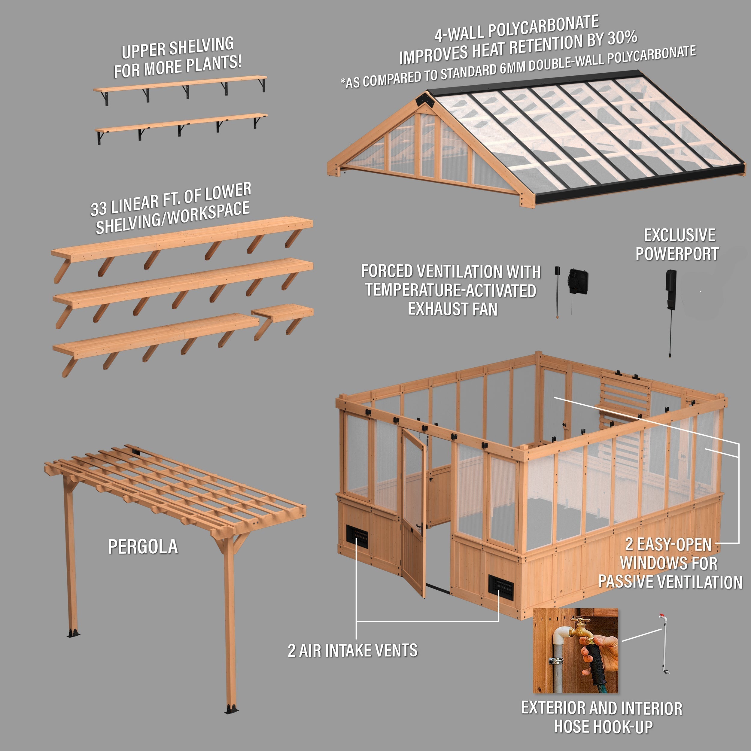 13x11 Bellerose XL Greenhouse