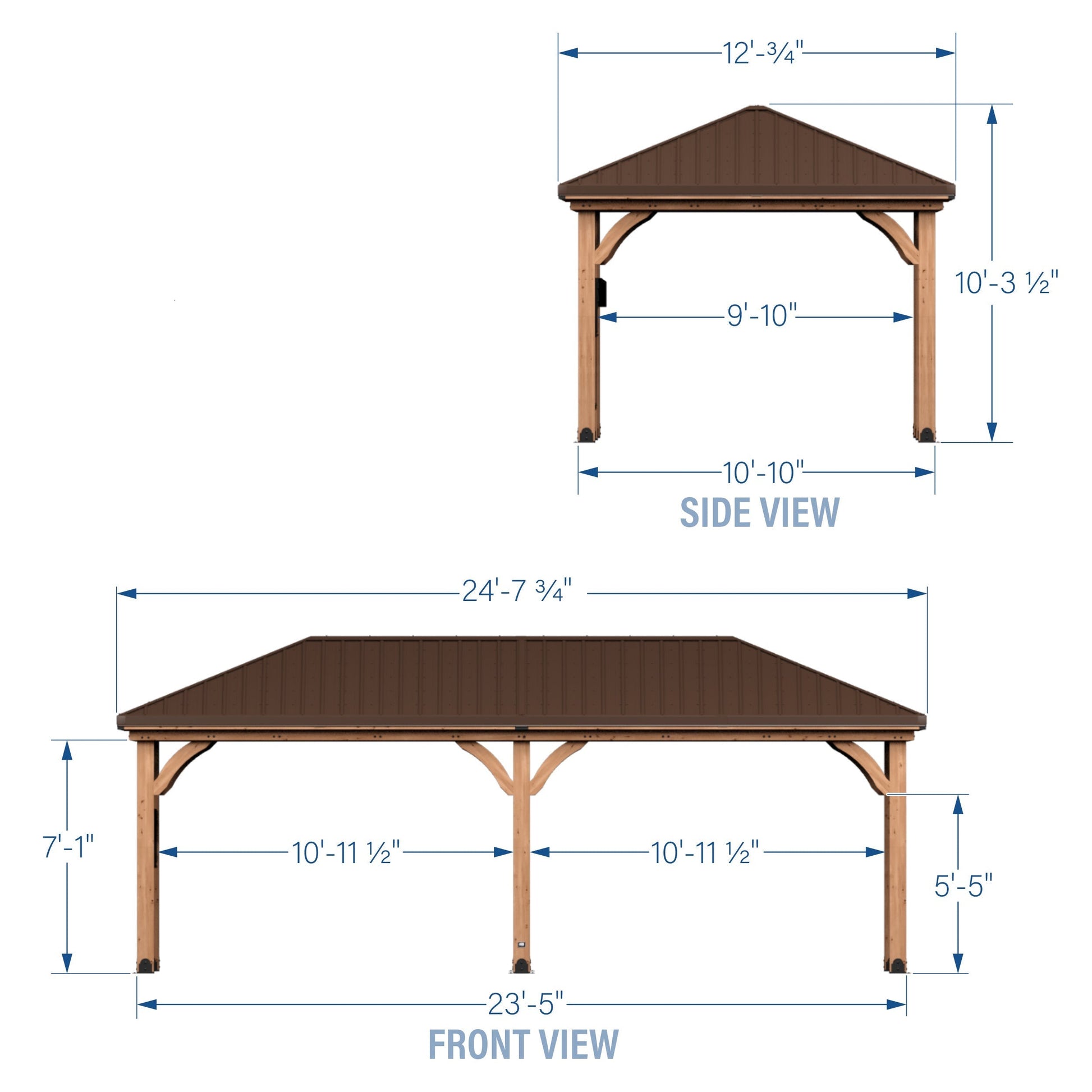 24x12 Barrington Carport/Gazebo