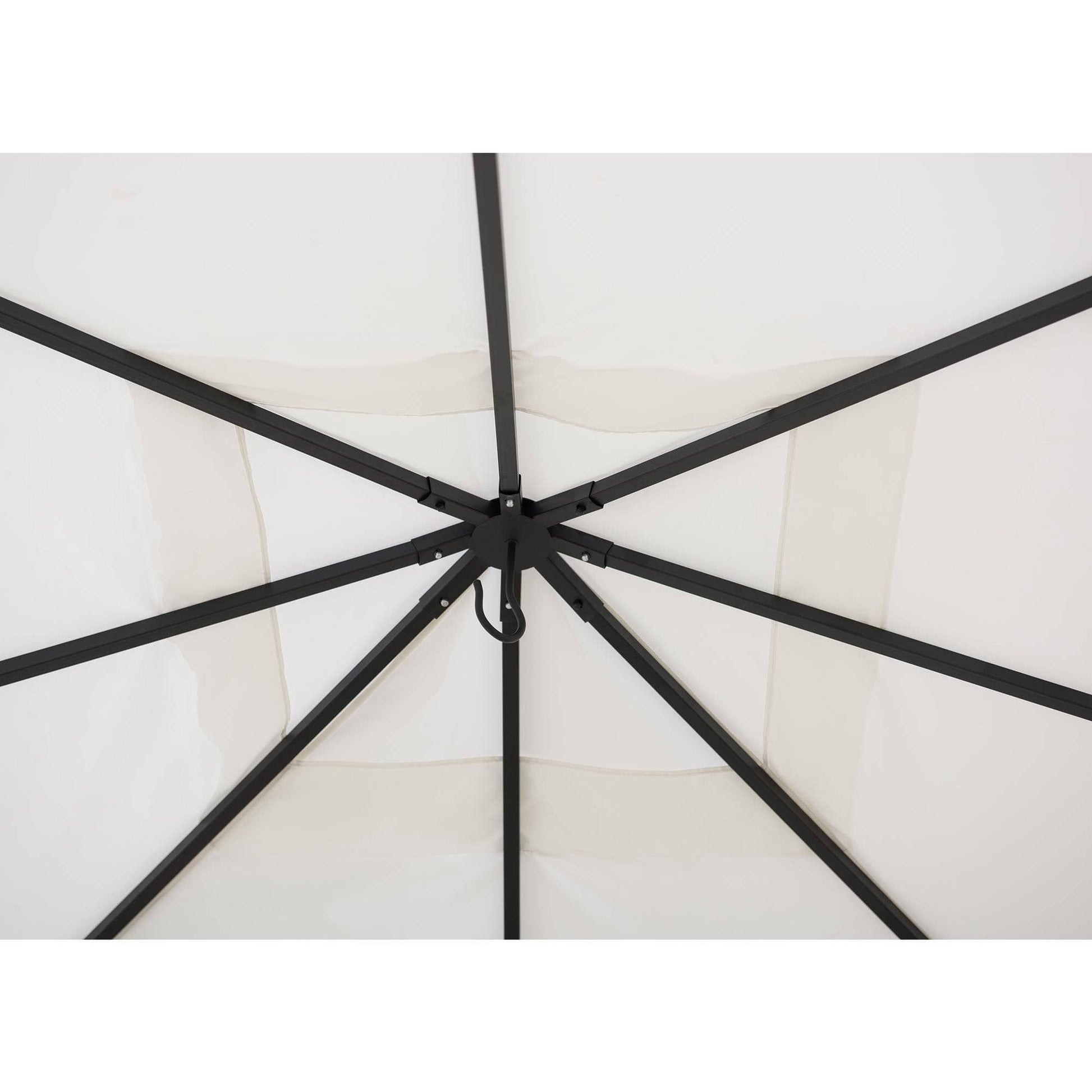 Mazonvintage 10x10 White Gazebo with Curtain and Netting