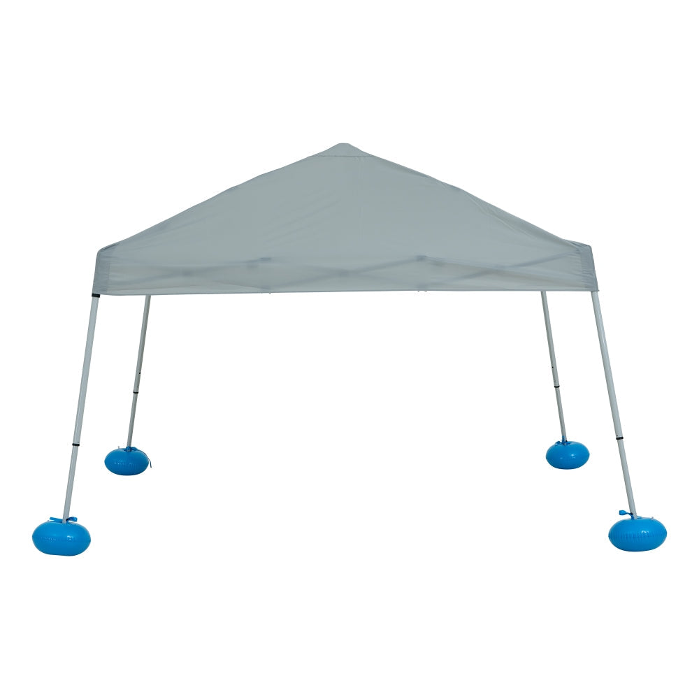 Mazonvintage 10x10 Floating Pool Gazebo with PVC Floats and Carry Bag - Gray