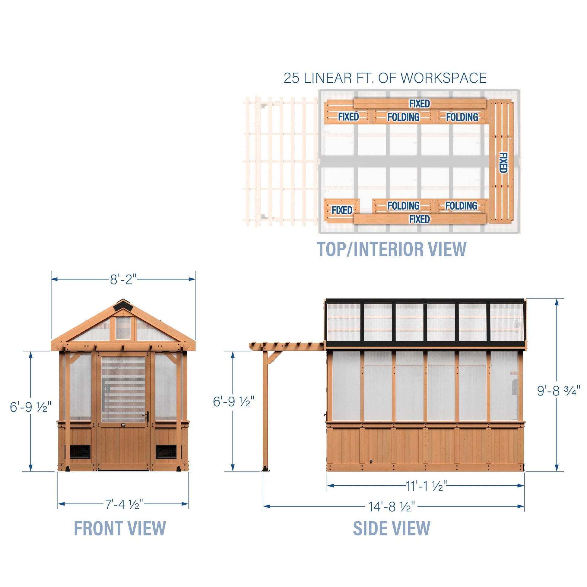 11x7 Bellerose Greenhouse