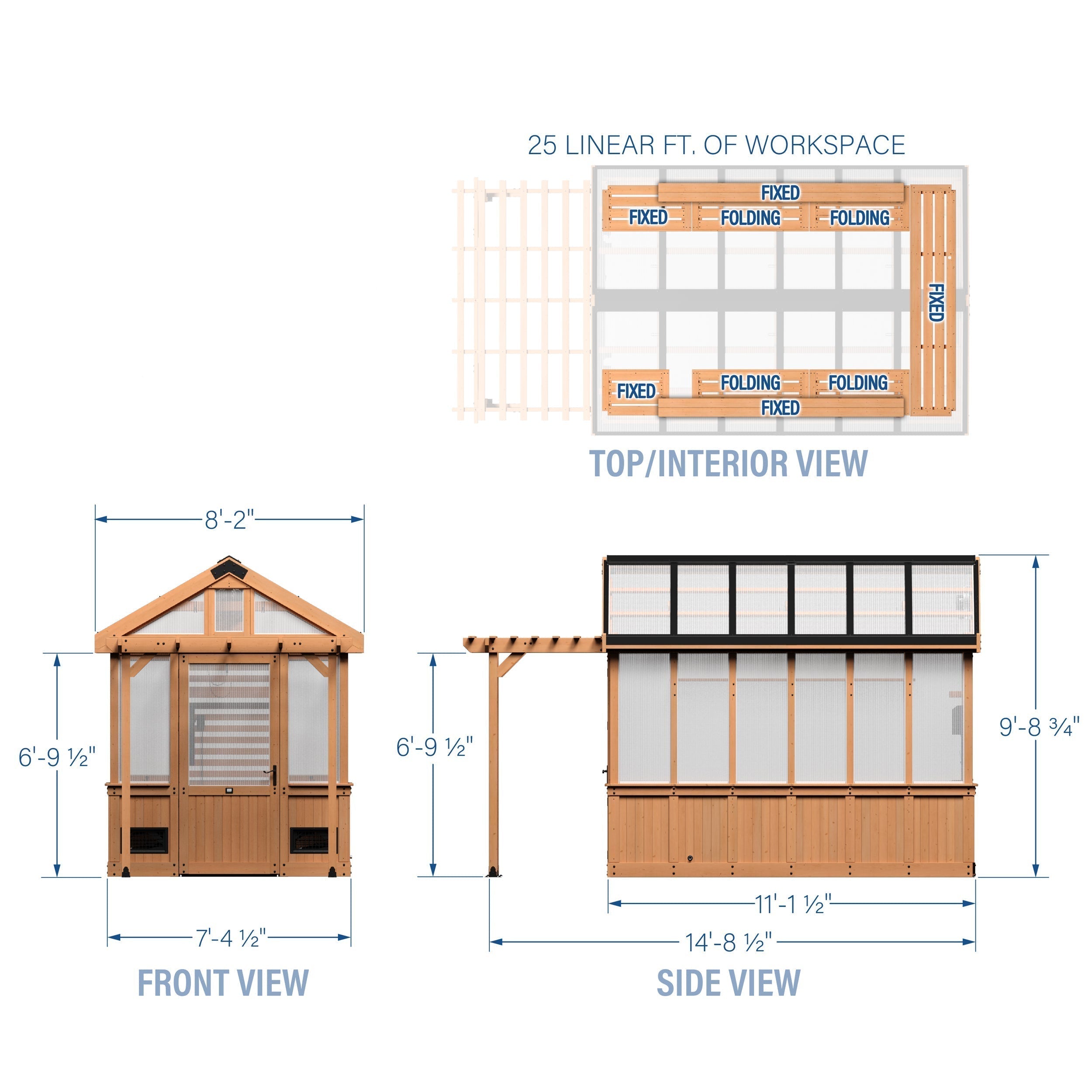 11x7 Bellerose Greenhouse