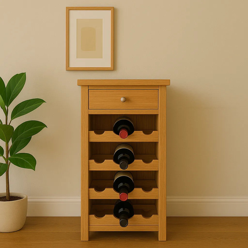 Compact Wine Cabinet Maximizes Space Elegantly