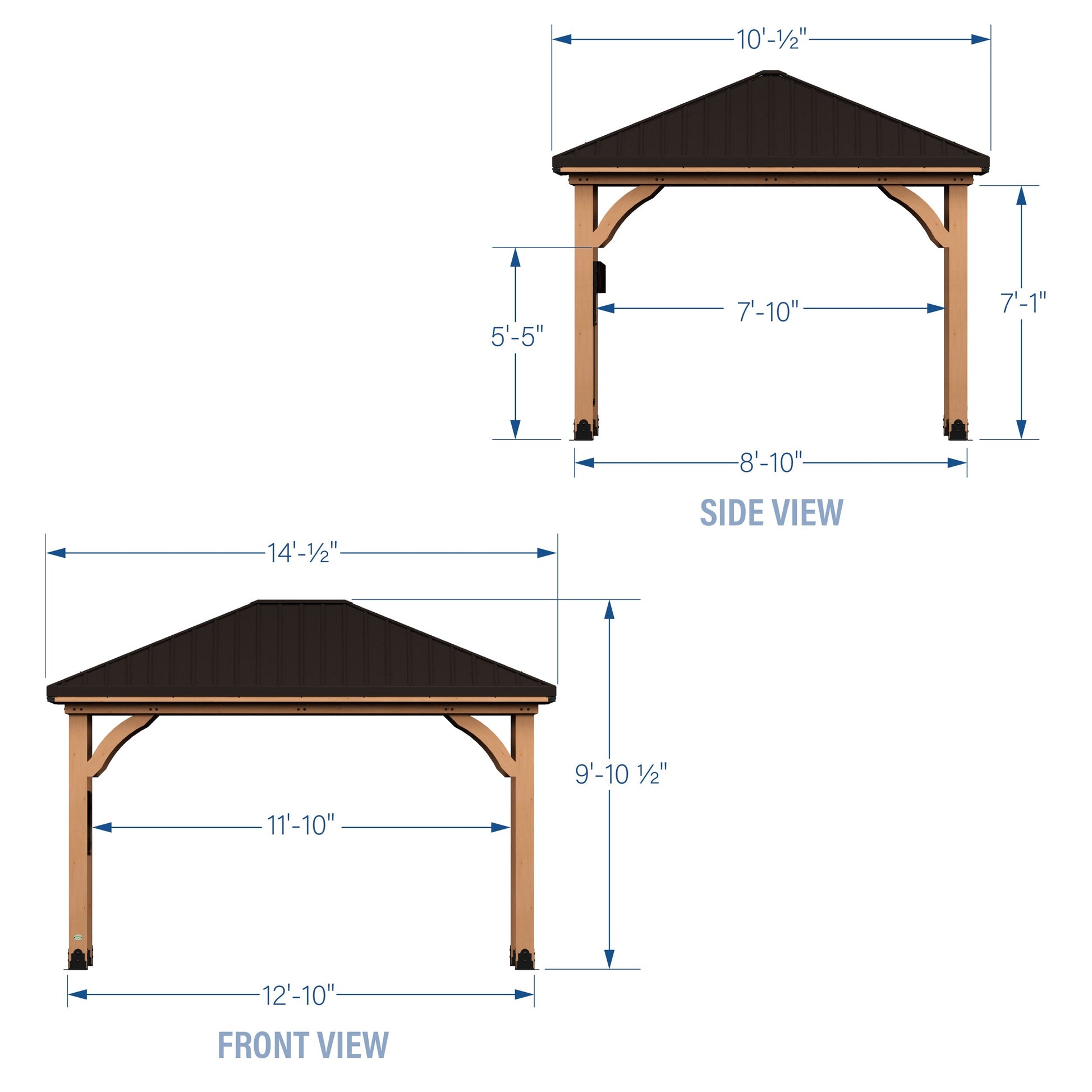 14x10 Cordova Gazebo