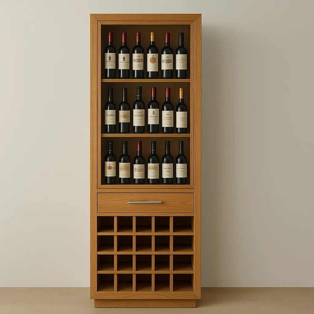 Tall Wine Cabinet Showcase and Store Beautifully