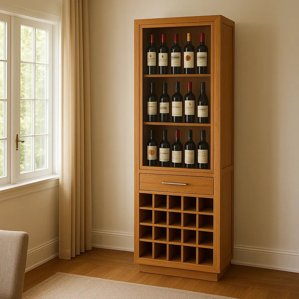 Tall Wine Cabinet Showcase and Store Beautifully