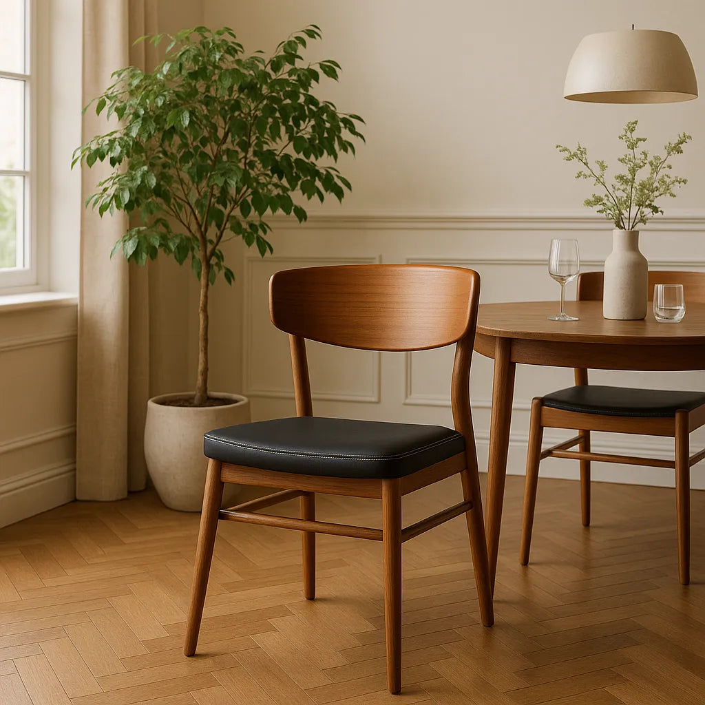 Mid Century Dining Chair Style Enhancing Contemporary Dining Room