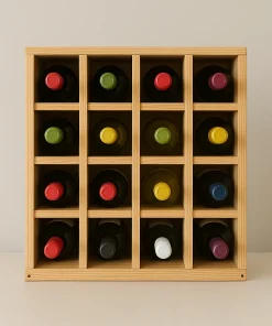 Countertop Wine Rack Maximizes Compact Storage
