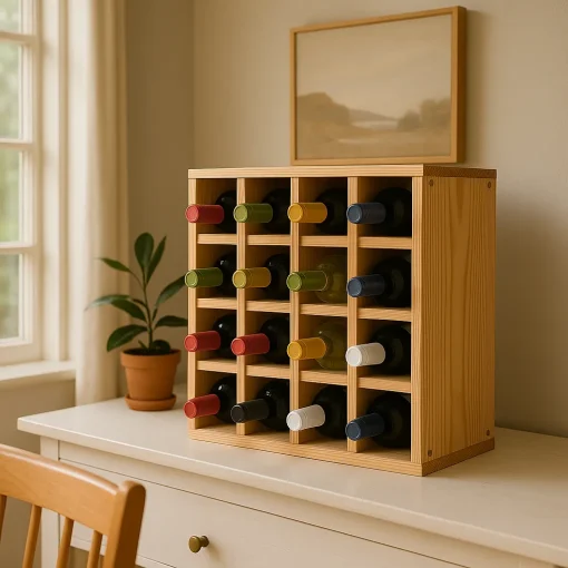 Countertop Wine Rack Maximizes Compact Storage - Image 2