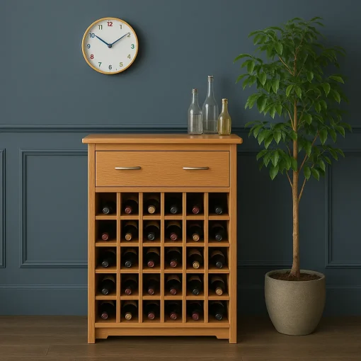 Grid Wine Cabinet Stores Collections Neatly - Image 4