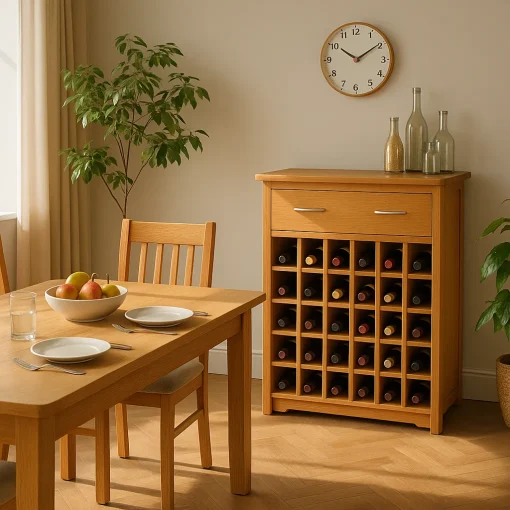 Grid Wine Cabinet Stores Collections Neatly - Image 2