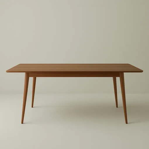 Mid Century Dining Table Enriches Timeless Interiors