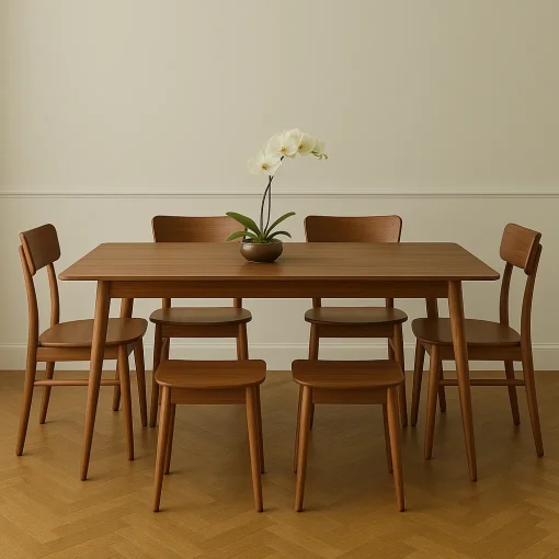 Mid Century Dining Table Enriches Timeless Interiors - Image 3