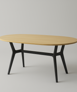 Oval Modern Dining Table Defines Contemporary Dining