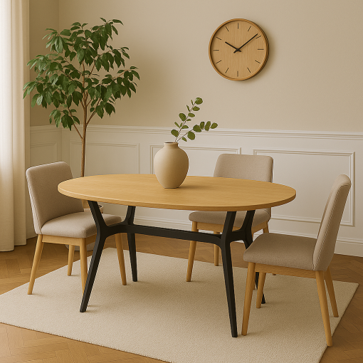 Oval Modern Dining Table Defines Contemporary Dining - Image 3