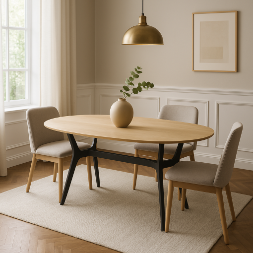 Oval Modern Dining Table Defines Contemporary Dining - Image 2