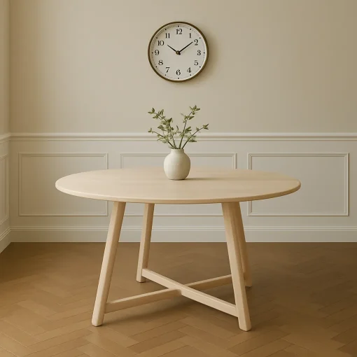 Scandinavian Round Dining Table Inspires Tranquil Living - Image 2