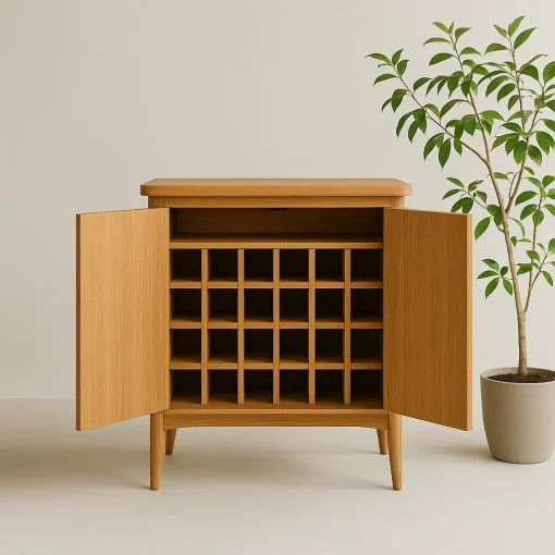 Sideboard Wine Cabinet Balances Storage and Style - Image 4