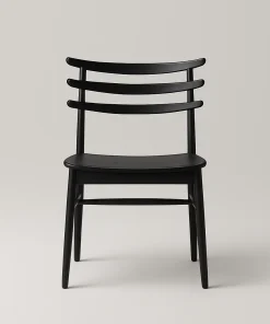 Black Modern Dining Chair Sophistication Transforming Minimalist Spaces