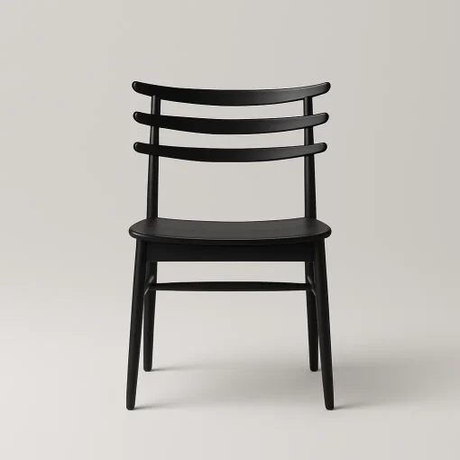 Black Modern Dining Chair Sophistication Transforming Minimalist Spaces