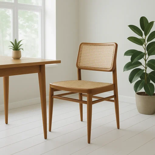 Cane Back Dining Chair Style Perfecting Light-Filled Interiors - Image 4
