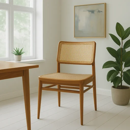 Cane Back Dining Chair Style Perfecting Light-Filled Interiors - Image 3