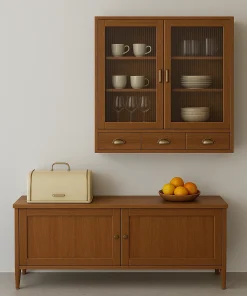 Wall Mounted Kitchen Cabinet Compact Display Organizer