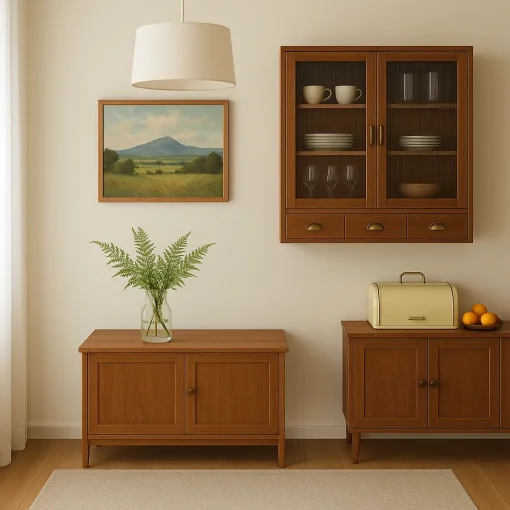 Wall Mounted Kitchen Cabinet Compact Display Organizer - Image 2