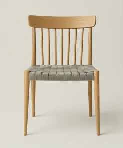 Woven Strap Dining Chair Simplicity Elevating Contemporary Dining Areas