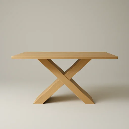 X Base Dining Table Set Harmony Creating Effortless Modern Dining Style